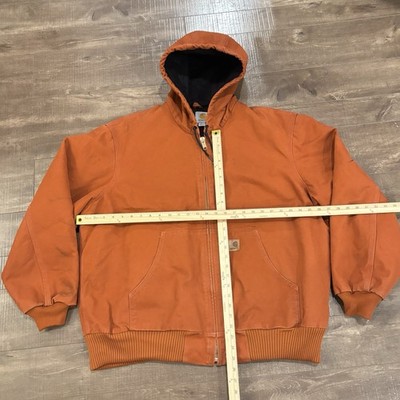 Carhartt Sandstone Active Jacket Quilt Lined Mens 2XL J130 RDO Red