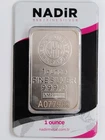1 oz 999 Silver Bar - Nadir Metal Rafineri - Sealed in Assay Card Serial Numbers