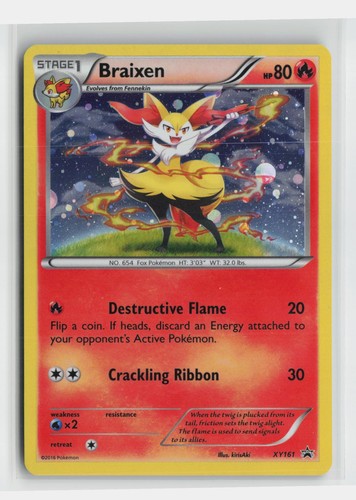 Braixen XY161 Holo Promo XY Promo Pokemon Near Mint