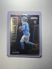 Cam Ward RC Fireworks Panini Prizm FOTL Titans Rookie Football Trading Card
