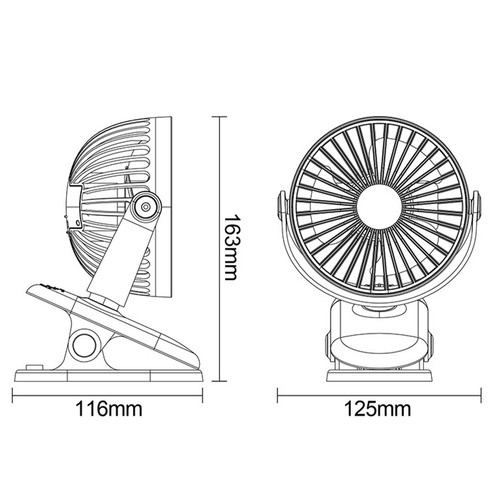 NEW Neck Fan USB Portable Fan Rechargeable Portable Cooler Neckband Bladeless UK - Picture 70 of 107