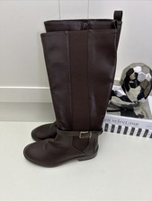 Marks & Spencer Brown  Long Boots UK 4.5 Wide Fit