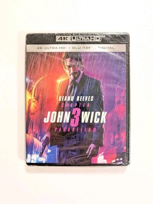 Brand New SEALED! John Wick: Chapter 3 Parabellum (4K Ultra HD/Blu-ray, 2019)