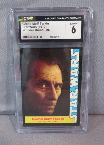 1977 Wonder Bread Star Wars #6 Grand Moff Tarkin — CGC 6