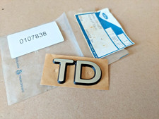 Ford Focus Mk1 Wing TD Badge Emblem 7003661 Mondeo Fiesta 1998-2004 Genuine NEW