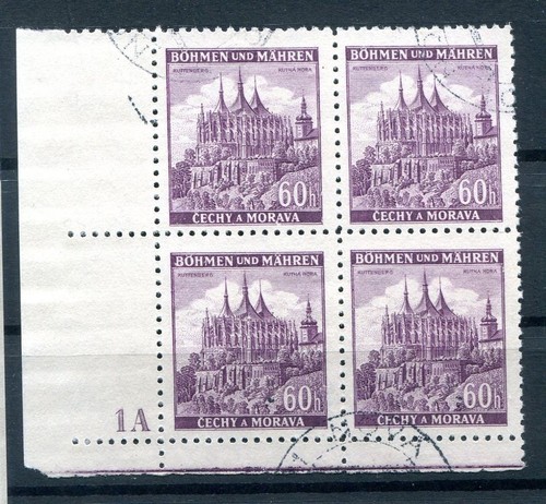 Bohemia 27 PlNr 1A TABLE NUMBERS MNH Mint (y77470
