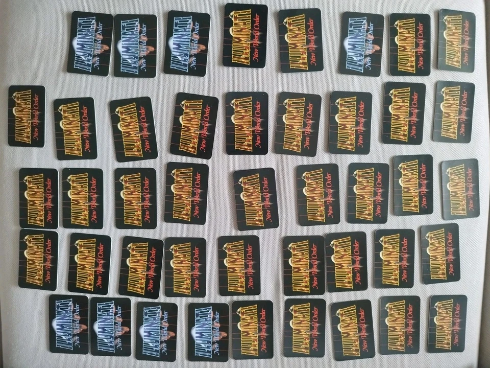 Illuminati Inwo All 38 Limited German Cards TRANSLATED + Pyramid Magazine Cards - Bild 2 von 4