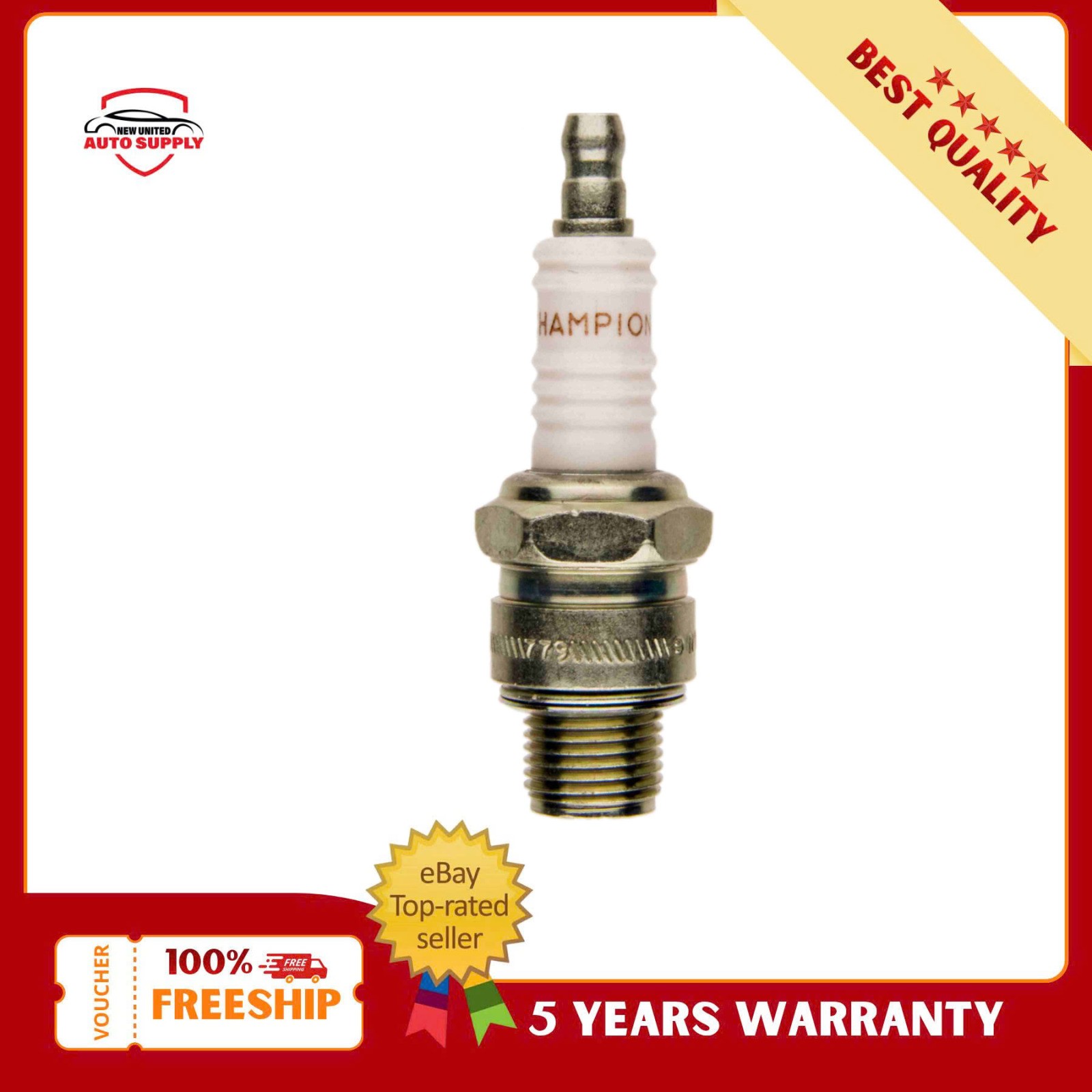 Champion 833M Standard Spark Plug Copper Core for Marine Engines