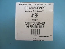 CommScope ANDREW 41SP RF Connector FSJ1-50A UHF Straight Male NEW IN BOX