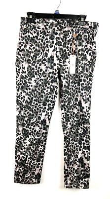 Adriano Goldschmied The Prima Animal Print Ankle Jeans Size 30R