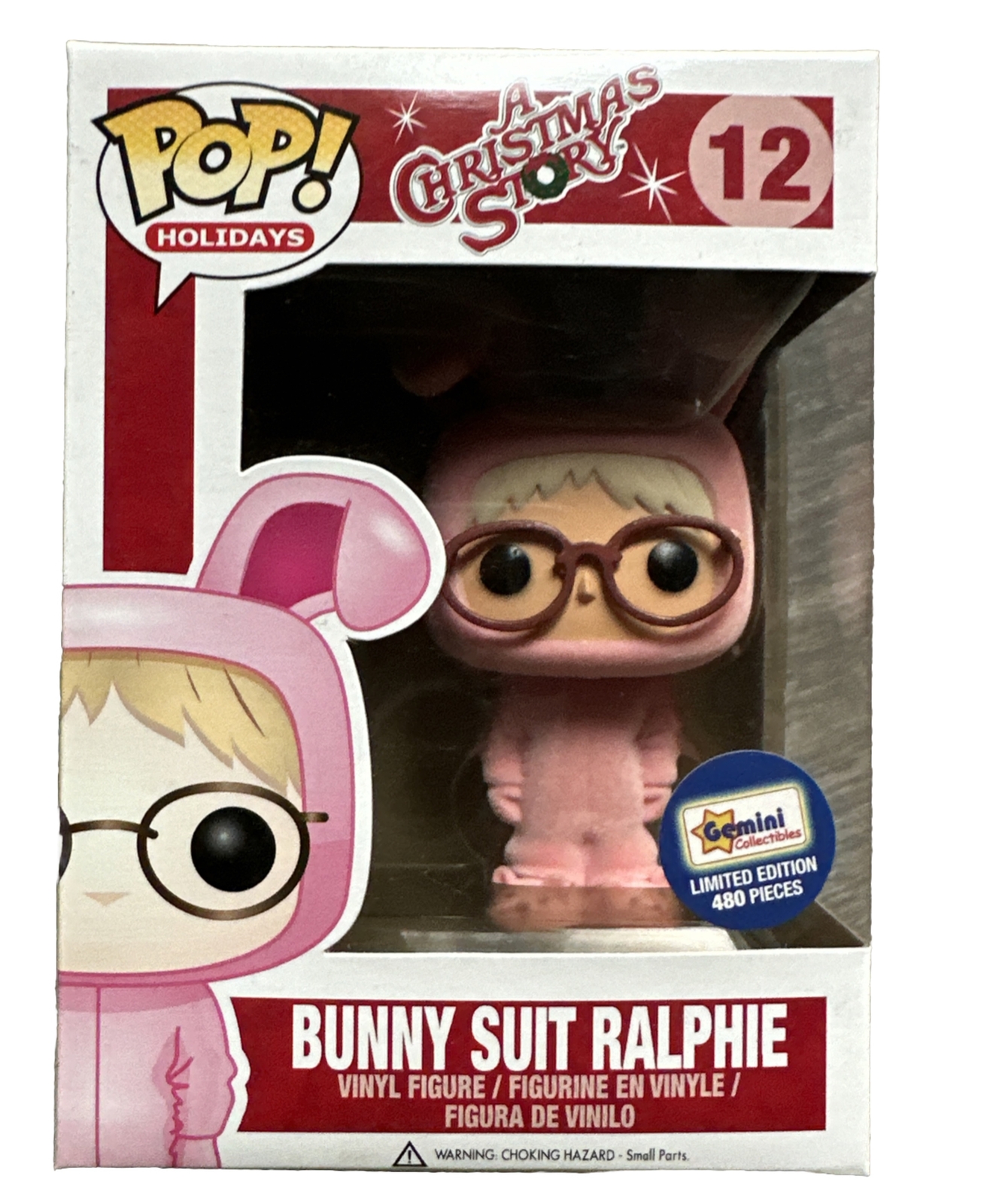 Funko Pop!: A Christmas Story - Traje De Conejo Ralphie Flocked Gemini Le 480