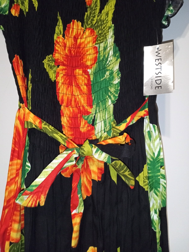 Westside Designs Floral Sundress Made in Thailand - Picture 3 of 4