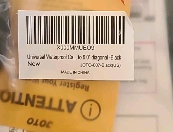 JOTO Universal Waterproof Phone Pouch Dry Bag Case for Smart Phones Black - Image 3 of 4