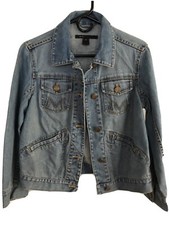 Marc Jacobs Light Wash Denim Jacket Womens Size M