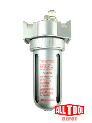 3/8'' Mid Flow Compressed Air Tool InLine Oiler Lubrication Lubricator