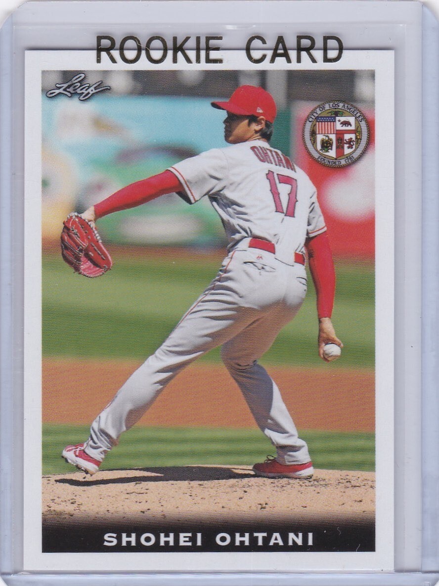 SHOHEI OHTANI ROOKIE CARD 2018 Los Angeles Angels THE NATIONAL