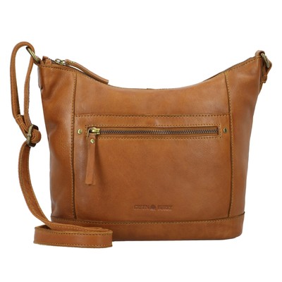 Greenburry Colombiana Umhängetasche Leder 27cm #GB-2502 (nougat)