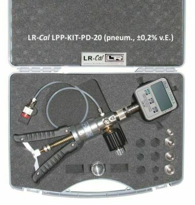 LR-Cal LPP PD-10 Digital Pneumatic Pressure Calibration Kit - ±0.1% Accuracy 