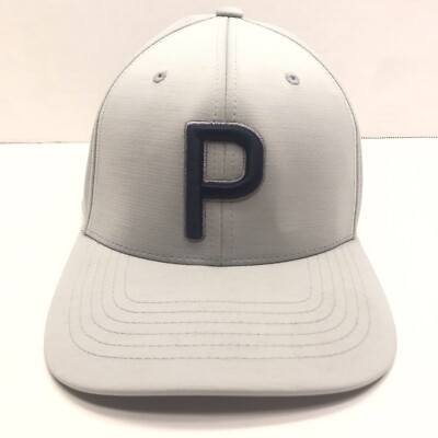 Puma P110 Snapback Gray Golf Hat Mens Rickie Fowler Tour