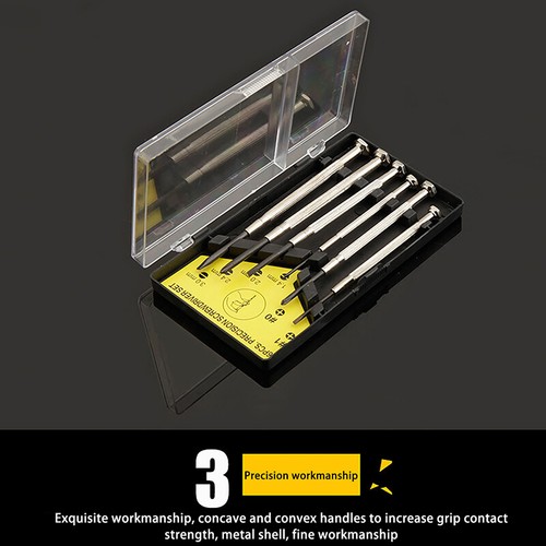 6Pcs/Set Precision Screwdriver Set Mini Watchmakers Tools For Watch Jewelry Glas - Picture 2 of 12