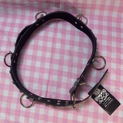Sexpot Revenge - O-Ring Skull Belt - Goth Punk Emo Rokku
