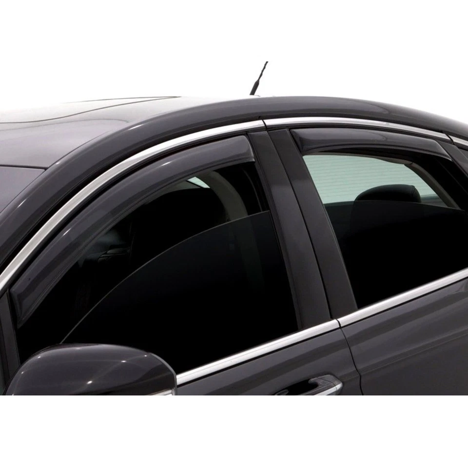 AVS Front & Rear In-Channel Smoke Acrylic Window Ventvisor for 10-18 Ford Taurus - Изображение 3 из 4