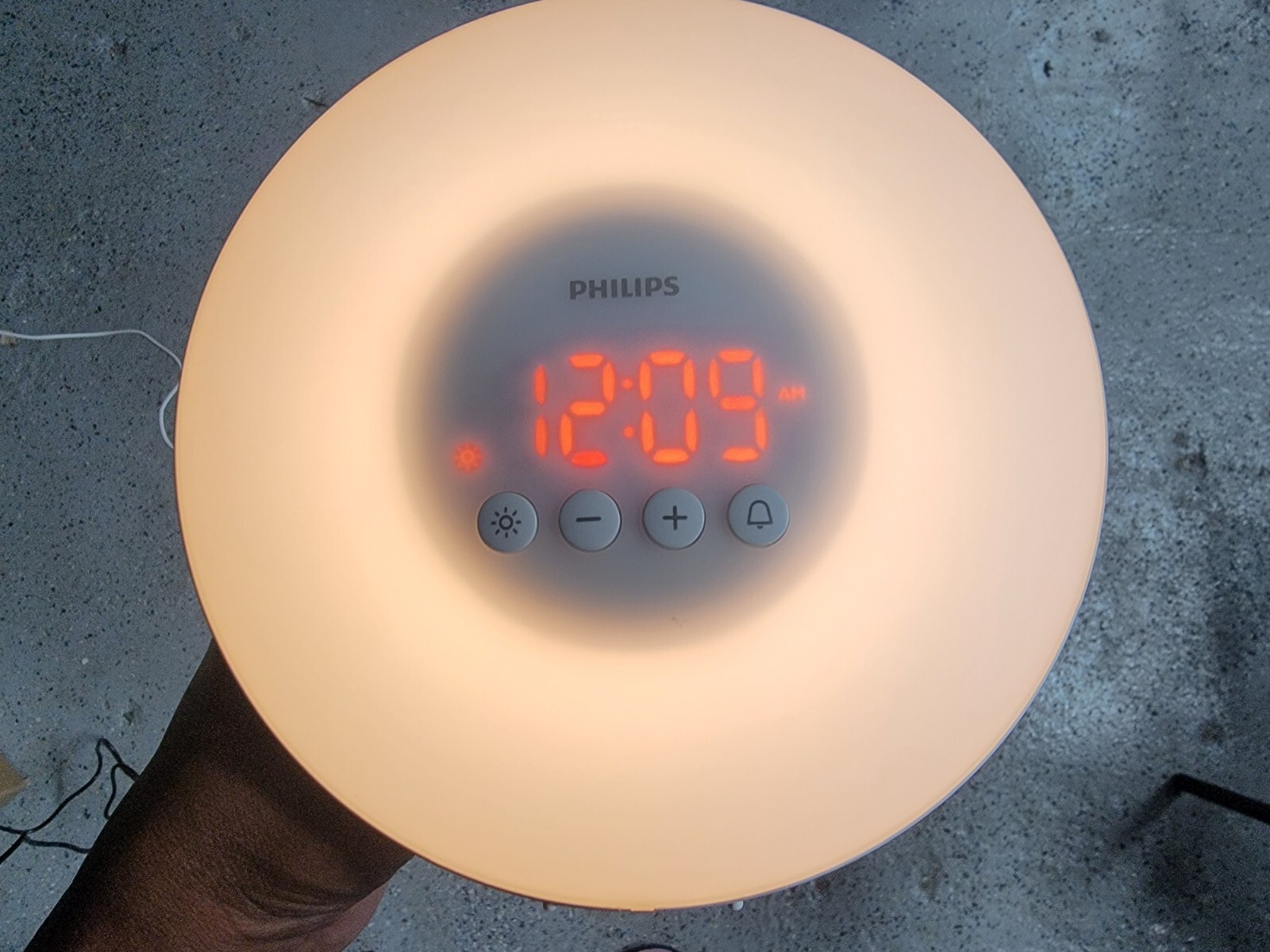 Philips HF3500 Wake-Up Light with Sunrise Simulation Alarm Clock w/ Power Cord
