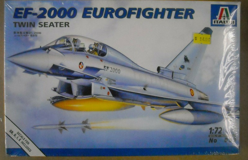 Italeri  Eurofighter EF-2000B Typhoon 099 1998 sealed  1:72 NIB Free Shipping