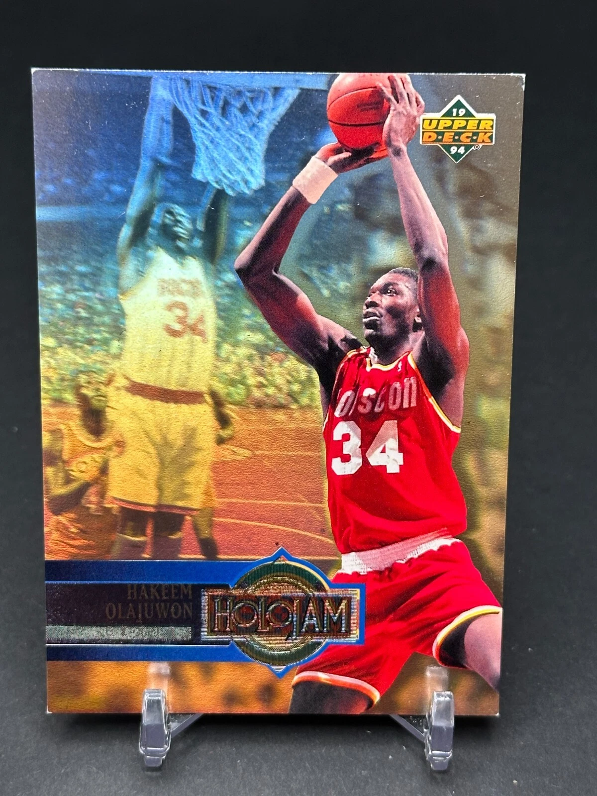 Hakeem Olajuwon 1994 Upper Deck Holojam #H10 Houston Rockets
