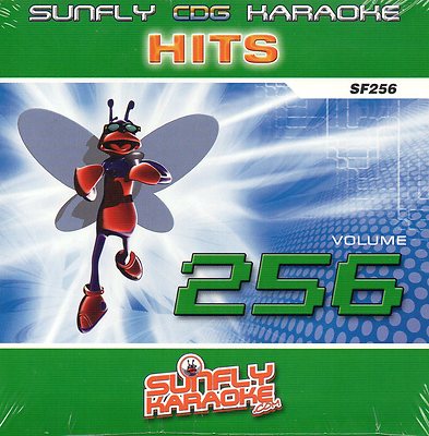 Sunfly Karaoke Hits - SF256 - Karaoke Pop Chart Hits CDG Disc