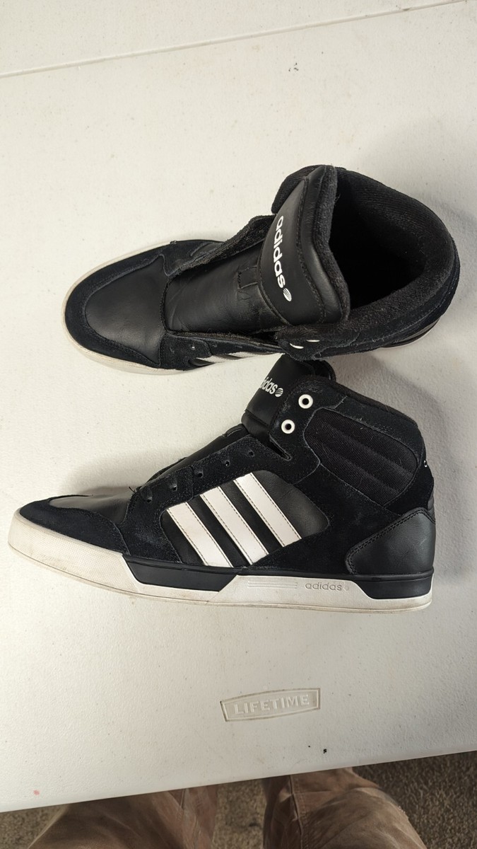 Size adidas BBNEO Raleigh Shoes Black for sale online