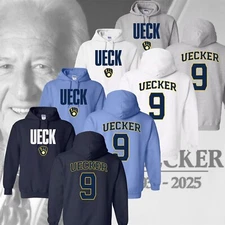 Bob Uecker #9 Milwaukee Brewers Thankyou RIP Name & Number Hoodie
