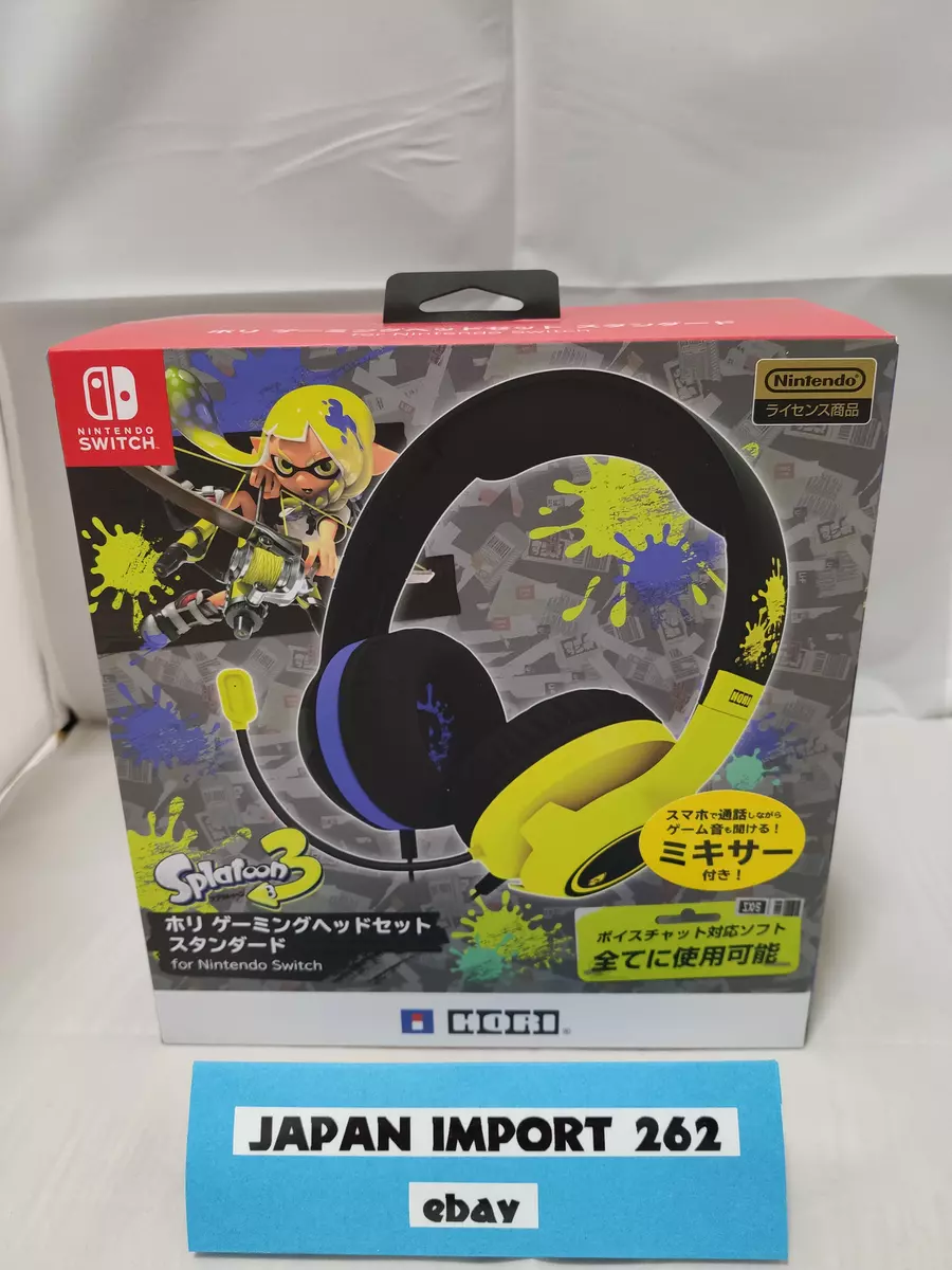 Splatoon 3 Hori Gaming Headset Standard for Nintendo Switch NSW