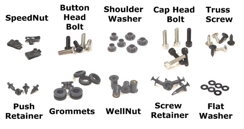 Complete Fairing Bolt Kit body screws for Honda VFR 800 2006 - 2007 Stainless - Picture 5 of 11