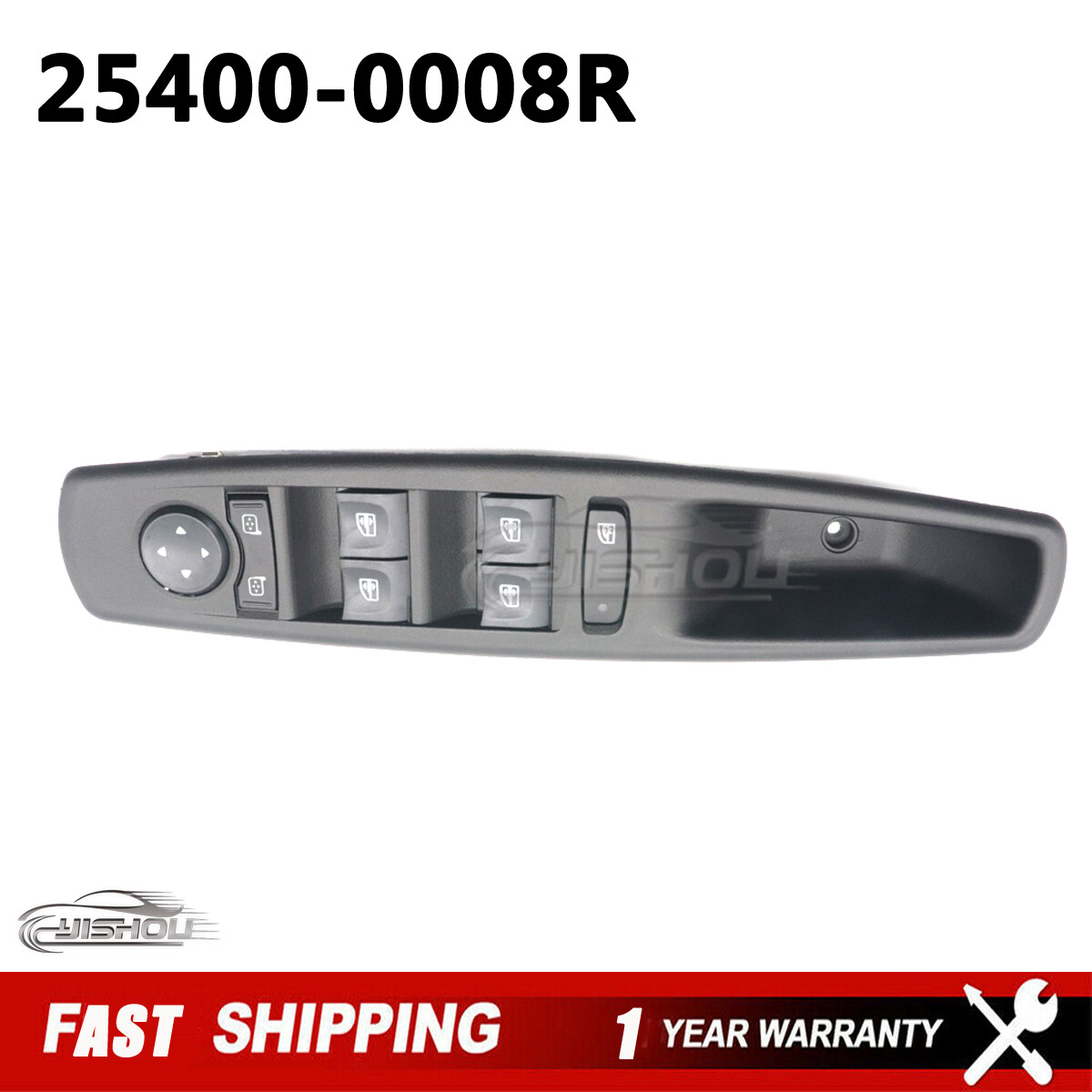 Driver Side Master Window Switch For Renault Fluence L30 2010-2014