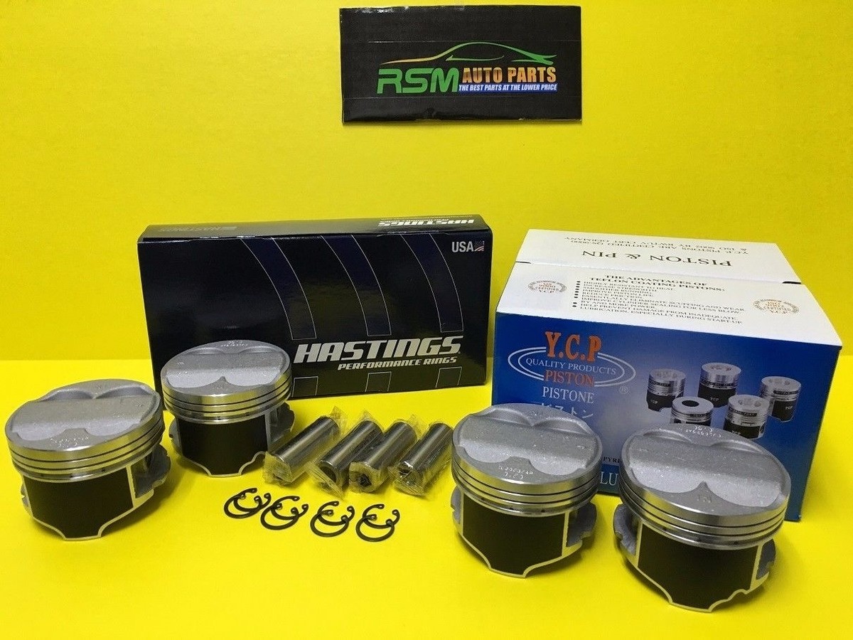 ピスト　リムバイト55mm 84MM YCP B20 High Compression Full Floating Pistons & Racing