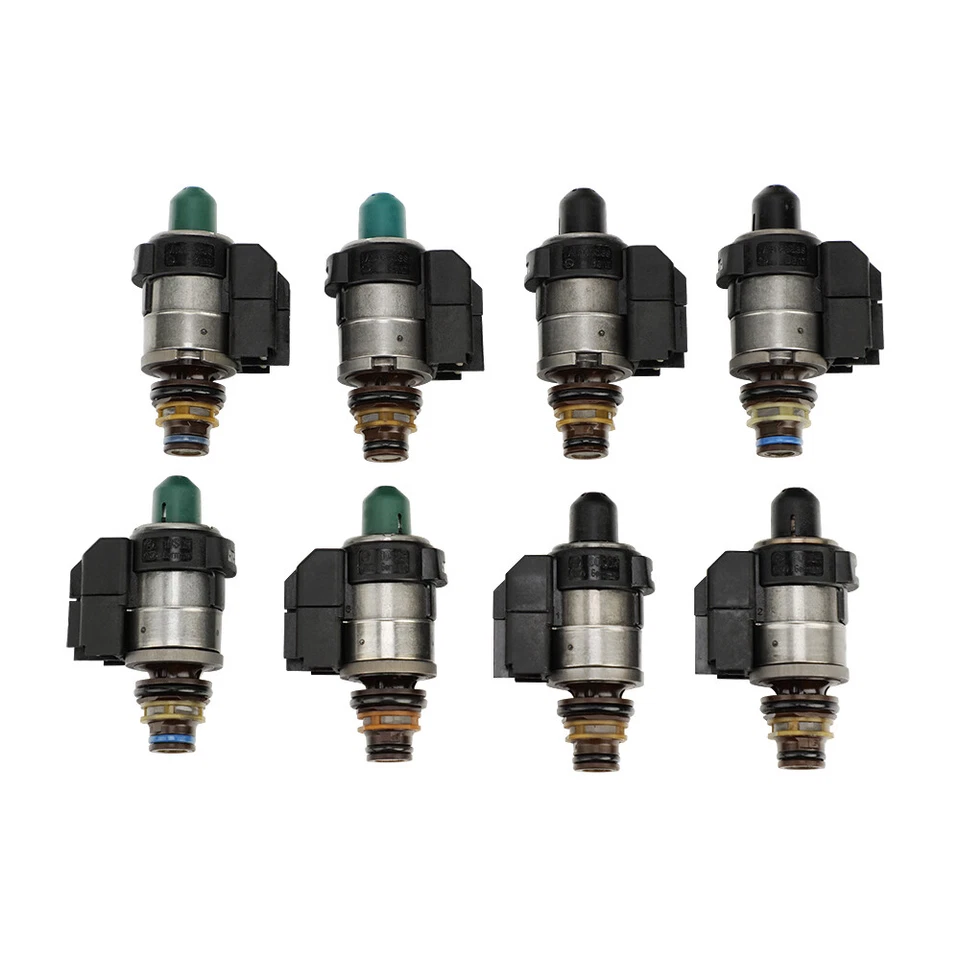 8PCS For Mercedes Benz 722.9 7 Speed Automatic Transmission Solenoids Set Tested Foto 4 de 4