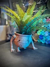 {Unpainted} Pot Boy Planter - Unique Foliage and Garden Pot - Succulent Holder