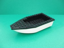 LEGO Boot Schiff Bootsrumpf Schiffsrumpf 28533 28535 schwarz weiß (190125E)