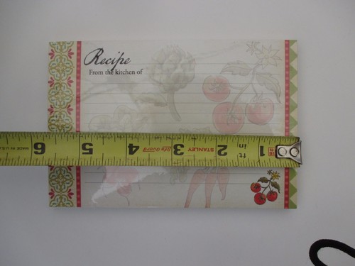 TBOT Garden Veggies kitchen RECIPE CARDS 4x6 cook book organizer housewarming - Picture 3 of 3