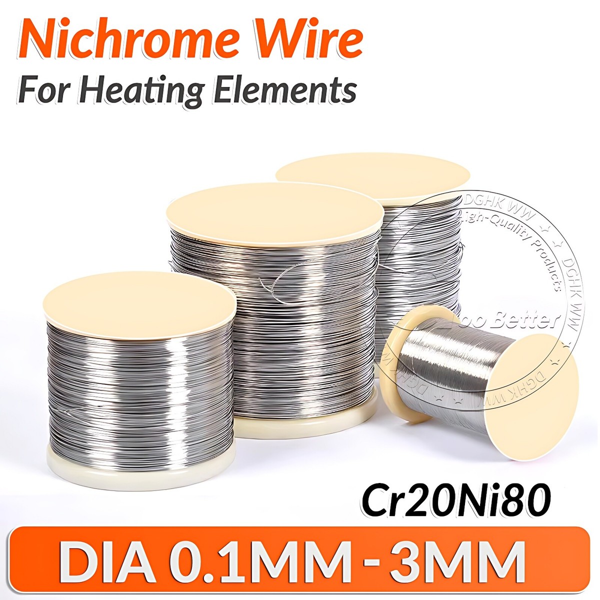 Nichrom Heizdraht 0,10mm – 100 Meter, Bis 1200°C, AWG 38 (Nickel-Chrom 80/20)