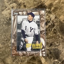 2024 Topps Series 1 CHRISTY MATHEWSON Grand Gamers Giants GOG-23 B-21