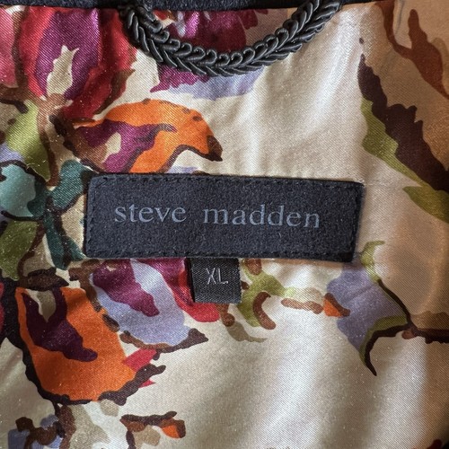 Steve Madden Women’s Wool Blend Double Breasted Pea Coat Jacket Black Size XL - Picture 4 of 11