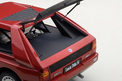 1985 LANCIA DELTA S4 RED PLAIN 1:18 by AUTOART #74771 BRAND NEW