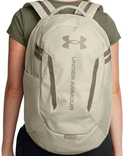 Under Armour UA Hustle 6.0 Unisex OSFA 16" Laptop Backpack, Khaki/Khaki/Taupe - Picture 7 of 7