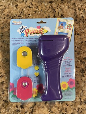 Memories Forever E-Z Touch Punch 2 Cartridges Heart, Circle, and