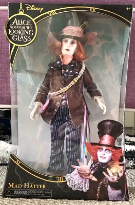Disney Alice Through the Looking Glass Mad Hatter Collector Doll