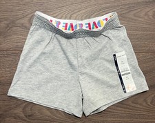 Wonder Nation Girl Play Shorts Elastic Waist Grey Size XS 4-5 NEW with Tag 
