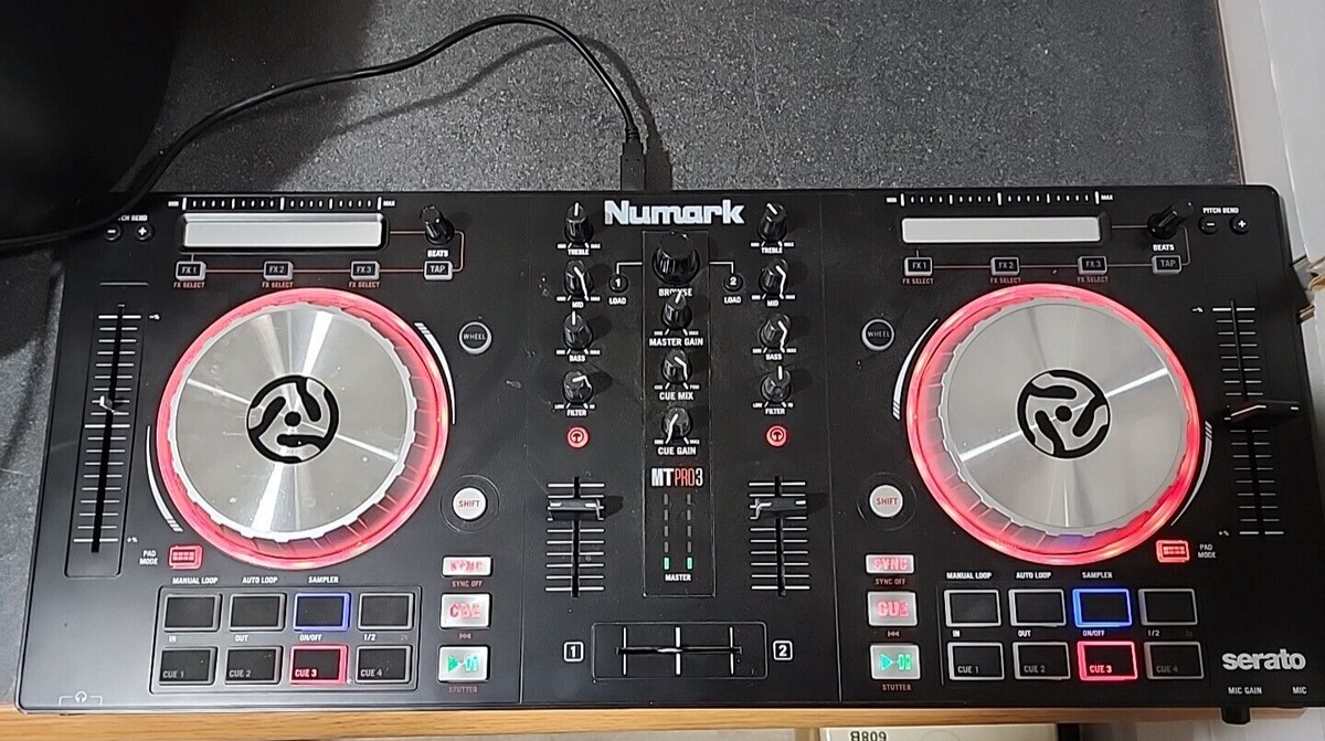 Numark DJコントローラー MixTrack Pro3 (MTPRO3) Numark MTPRO3 Mix Track Pro 3 DJ Controller Black Good | eBay