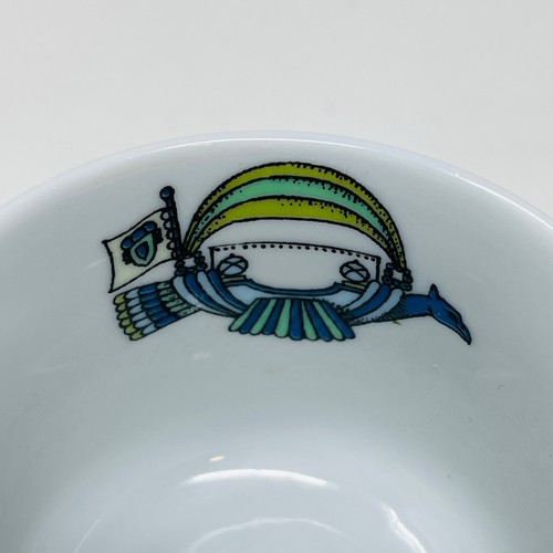 Bopla Cup & Saucer Set Blue Yellow Turquoise Eggs Birds Porcelain Modern Art NEW - Picture 19 of 21